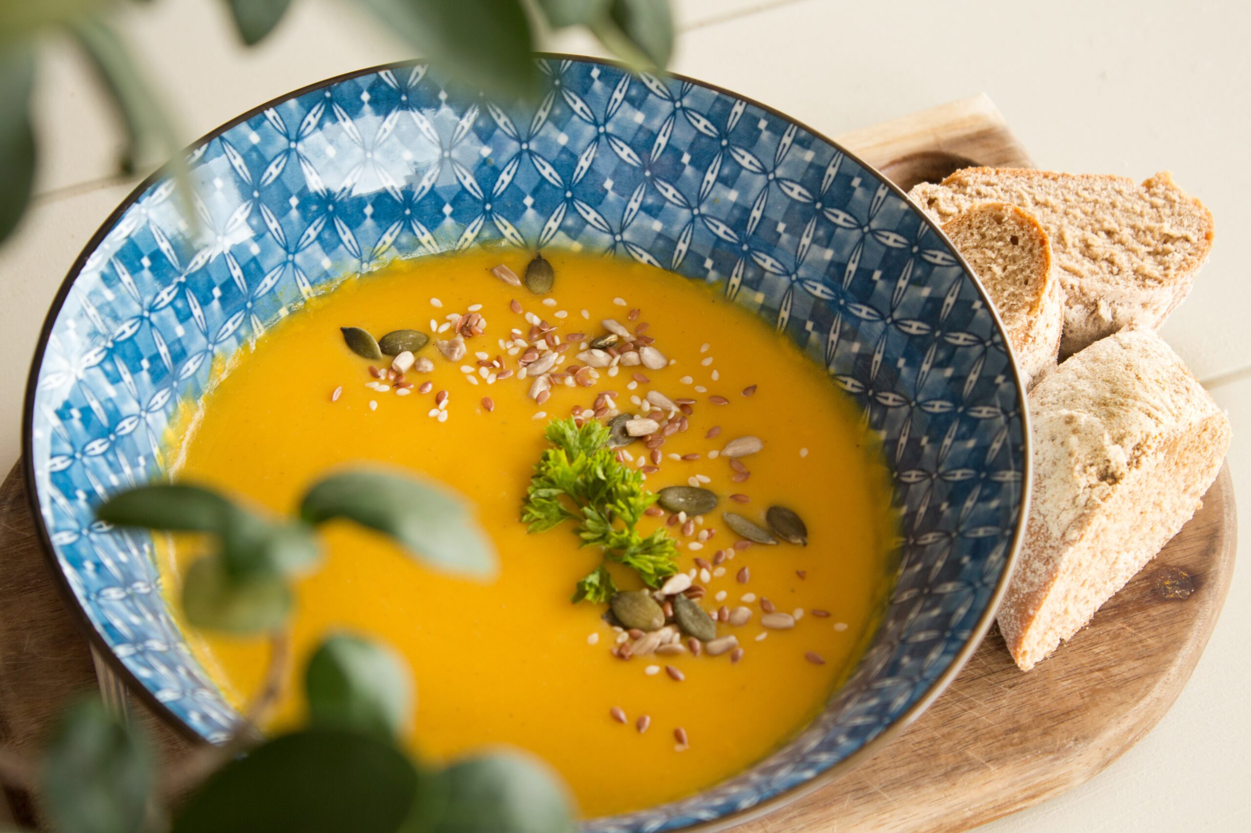 Soup warms you during the Winter chill!